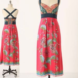 Anthropologie Edme’ & Esyllte silk maxi dress